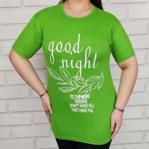 تیشرت زنانه قواره ی good night عمده (7 تایی)