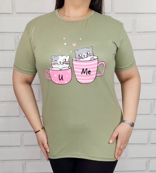 تیشرت قواره ی گربه Me u (6)