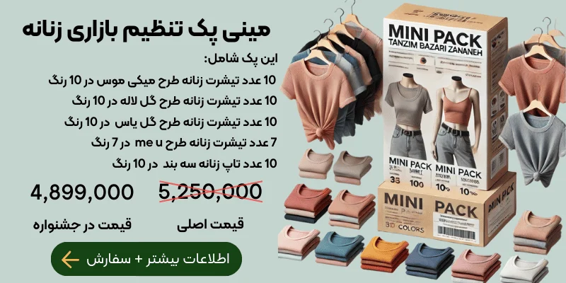 مینی پک تنظیم بازاری زنانه 2