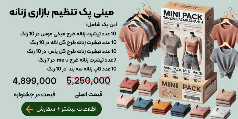 مینی پک تنظیم بازاری زنانه 2