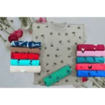 تیشرت آستین سرخورد زنانه عمده(12 تایی) (2)