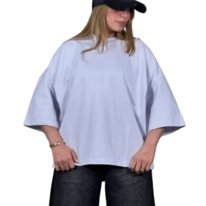 تیشرت باکسی ساده زنانه عمده