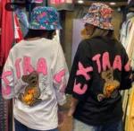 تیشرت لش زنانه طرح خرس عمده