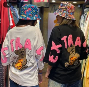 تیشرت لش زنانه طرح خرس عمده