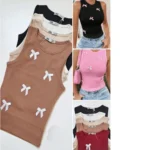 تاپ پاپیون دار زنانه عمده