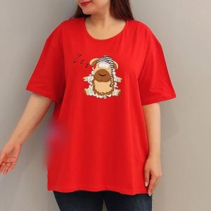 تیشرت زنانه طرح sheep عمده(10 تایی)