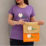 تیشرت زنانه طرح گل و پاندا عمده 2