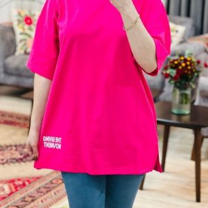 تیشرت لش زنانه طرح The Giving Movement عمده (1) 5
