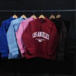 دورس نیم زیپ زنانه طرح losangeles عمده (6عددی)