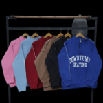 دورس نیم زیپ دخترانه طرح down town عمده