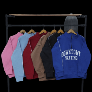 دورس نیم زیپ دخترانه طرح down town عمده