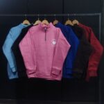 دورس نیم زیپ دخترانه طرح قلبی عمده